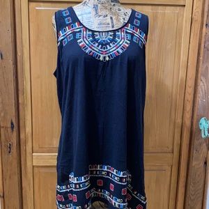 Johnny Was cotton knit tank size L